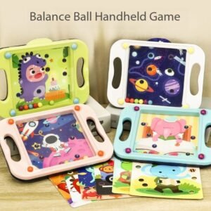 Maze Balance Ball Handheld Game - Smart Educational Concentration Game For Kids