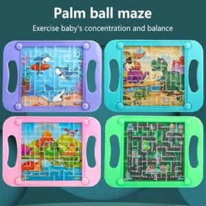 Maze Puzzle Double Balance Ball Board Game For Kids Brain Game Children 3D Educational Toy Ben 10 Frozen Designs