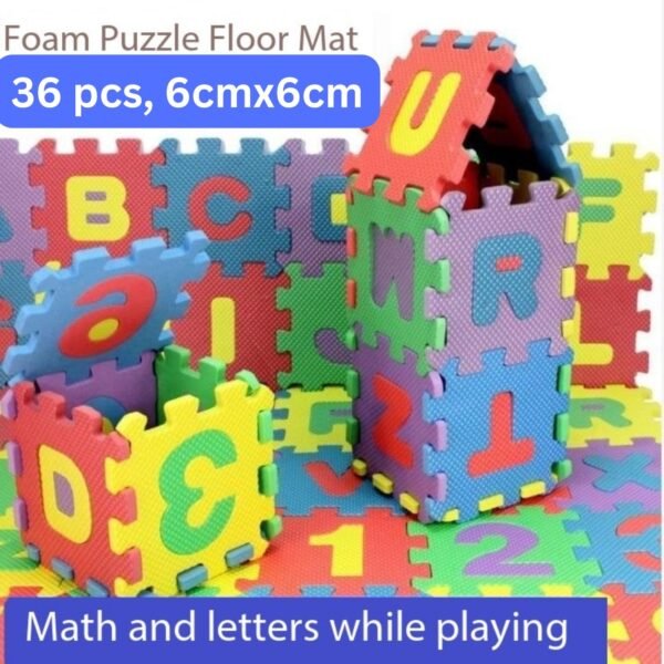 36Pcs Puzzle Mat EVA Educational Toy Children Alphabet Numbers Puzzles