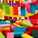 playing blocks